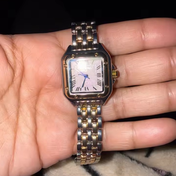 Panthere Two-Tone Classic Stainless Steel Watch - Picture 5 of 16